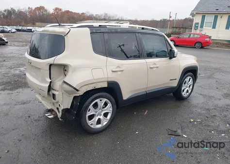 2016 Jeep Renegade Limited from USA, damaged, VIN ZACCJADT8GPE08948